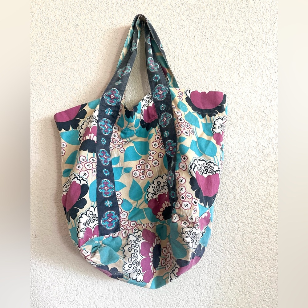 Billabong Floral Boho Tote Bag